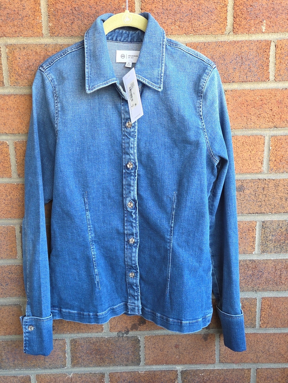 Ag Adriano Goldschmied Denim Shirt Jacket - Picture 4 of 10